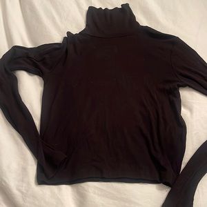 Zara Turtleneck Black Shirt